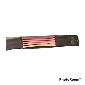 NWT Pink Victoria's Secret Black & Pink Striped Headband